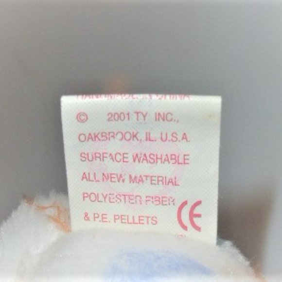 2001 TY Beanie Baby KISSME Ty Valentines Day Kiss Me Bear Vintage TY Bear - Picture 5 of 9